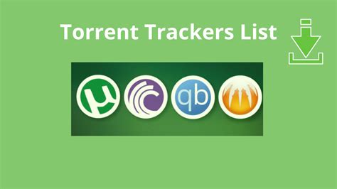 Working Torrent Trackers List To Increase Downloading Speed in 2022.